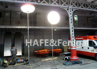 400W LEDのまぶしさの屋外の産業および救助4x100wのための自由な三脚の気球ライト