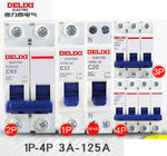 Delixi HDBEのミニチュア産業遮断器1~63A 80~125A 1P 2P 3P 4P AC230/400V
