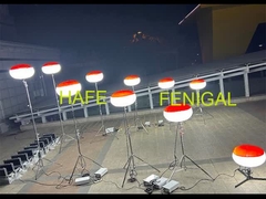 400W LEDインフレータブルライトタワー 作業エリア用ソフトライト 簡単設置