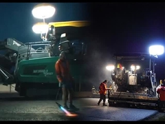 600W LED Safety Balloon Light Tower – Glare-Free Lighting for Road Building Repairs