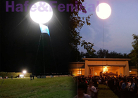 キャンペーン広告の装飾的な月の気球はLED 400w 600W 800Wの習慣をつける