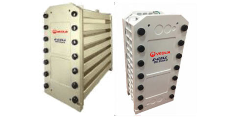 VeoliaTM E-Cell* EDI MK-3MiniHT:超純水 1.14 m3/h 流量,抵抗性≥10 (薬剤) MOhm-cm/≥16 (インド) MOhm-cm EDIシステム
