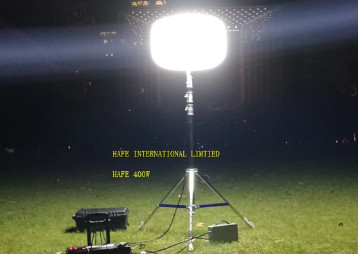 LEDバルーンライト 減色可能 輝きのない 400W LED 救助建設用