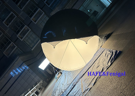 1.8kw チューブヘリウム 空気に満たされた二色 LED DMX CRMX制御バルーンライトフィルム
