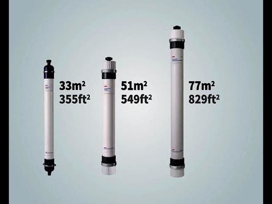 DOWTM UF SFP-2660 超濾過膜:高流量,低発泡力発電所
