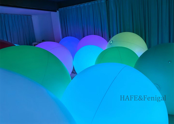 4フィート タップで色が変わる LED RGB インタラクティブ バルーンライト：イベントに最適な LED クラウドボール