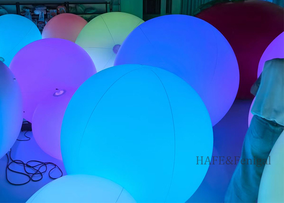 4フィート タップで色が変わる LED RGB インタラクティブ バルーンライト：イベントに最適な LED クラウドボール
