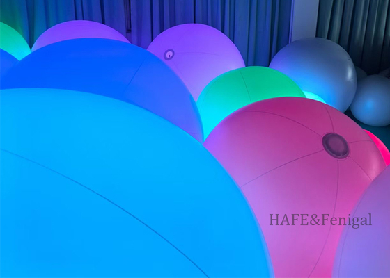 4フィート タップで色が変わる LED RGB インタラクティブ バルーンライト：イベントに最適な LED クラウドボール