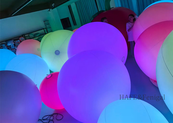 4フィート タップで色が変わる LED RGB インタラクティブ バルーンライト：イベントに最適な LED クラウドボール