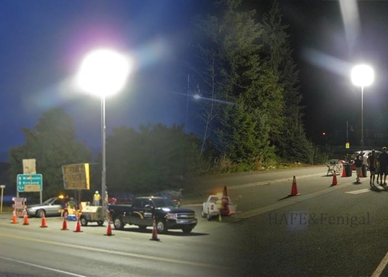 ワークエリアの照明 400w LEDバルーンライト 散布された柔らかい光で設置が簡単