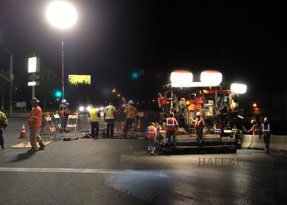 800W ディムブル LED 充電式ライトタワー 夜間救助のためにカスタマイズできます 建設安全