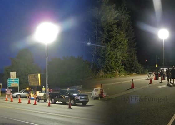 400W LEDインフレータブルライトタワー 作業エリア用ソフトライト 簡単設置