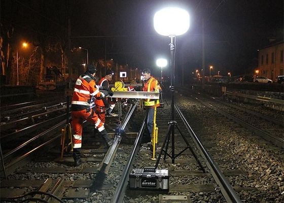 400W LEDインフレータブルライトタワー 作業エリア用ソフトライト 簡単設置