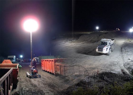 HAFE サンシリーズ 1200W 三脚LEDバルーン 40000-48000 ルーメン 産業救助 建設緊急用 輝きのない光