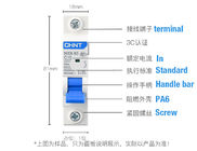 Chint NXBのミニチュア遮断器1~63A、80~125A、1P、2P、3P、回路保護AC230/400Vの使用のための4P