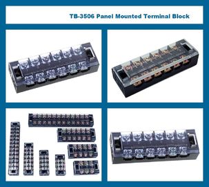 25A 12ポーランド人のターミナル ブロック230V 400V 660Vは障壁ねじ版の台紙を修理した