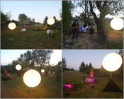 Dimmableのでき事の気球ライト800wのLEDの気球は装飾の決め付ける選択1.6m/5.2ft三脚架をつけます