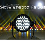 162Watt 54X3W RGB DMX 512の段階DJの劇場プロジェクターをつける防水標準LEDのでき事