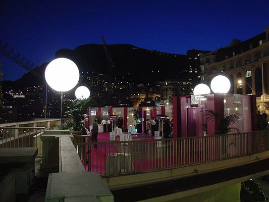 HMI 575Wのフィルムの等級のでき事の膨脹可能な導かれた気球はAirstarの水晶のタイプをつけます