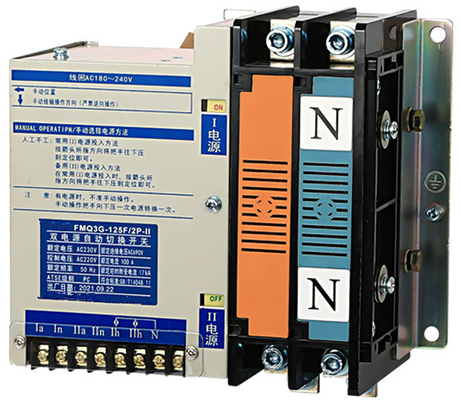 220V 100 Ampの二重力ATSの自動移動スイッチICD LCDコントローラー