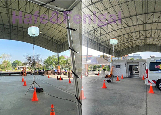 安全で効率的な夜間照明 HAFE 1000W LEDバルーンライト 高速道路工事用